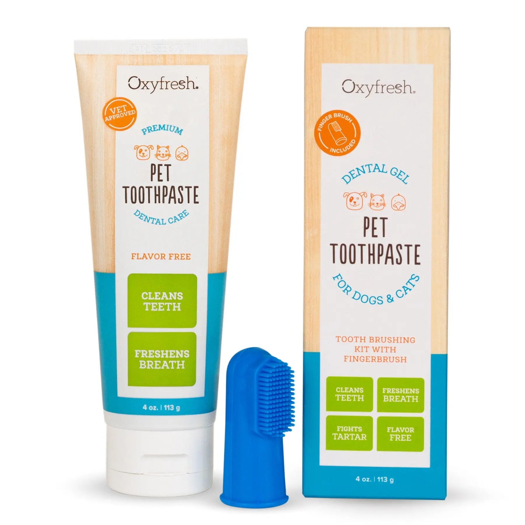 Premium Pet Toothpaste for Dogs & Cats — Fresh Breath, Plaque & Tartar Removal, Easy Daily Oral Care