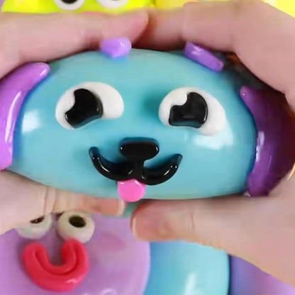 NEW Smushers Squishy Dog Face Stress Relief Toy – Soft Slow-Rise Fidget, Anxiety Relief Sensory Toy & Cute Desk Companion
