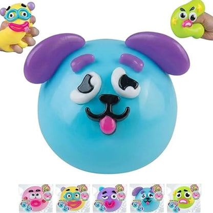 NEW Smushers Squishy Dog Face Stress Relief Toy – Soft Slow-Rise Fidget, Anxiety Relief Sensory Toy & Cute Desk Companion
