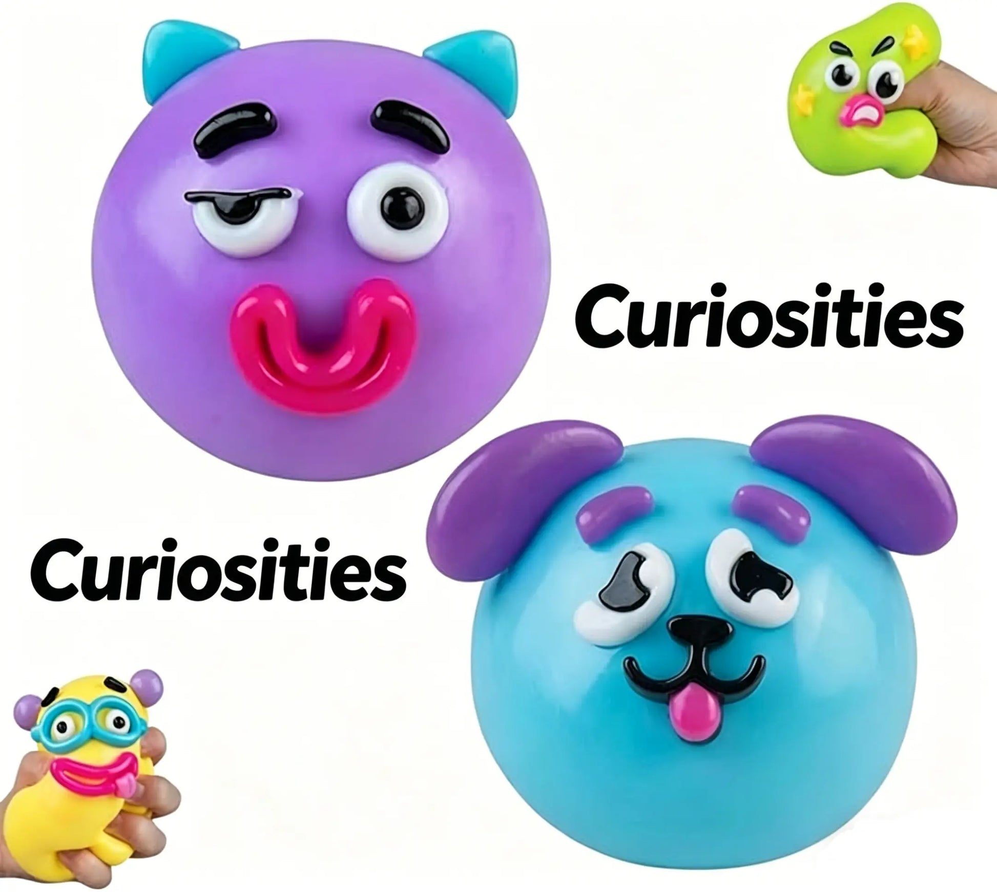 NEW Smushers Squishy Dog Face Stress Relief Toy – Soft Slow-Rise Fidget, Anxiety Relief Sensory Toy & Cute Desk Companion