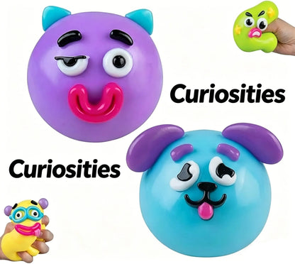 NEW Smushers Squishy Dog Face Stress Relief Toy – Soft Slow-Rise Fidget, Anxiety Relief Sensory Toy & Cute Desk Companion