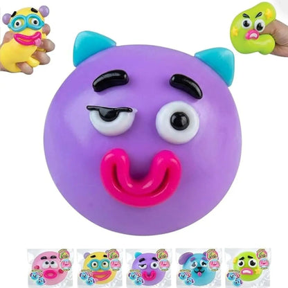 NEW Smushers Squishy Dog Face Stress Relief Toy – Soft Slow-Rise Fidget, Anxiety Relief Sensory Toy & Cute Desk Companion