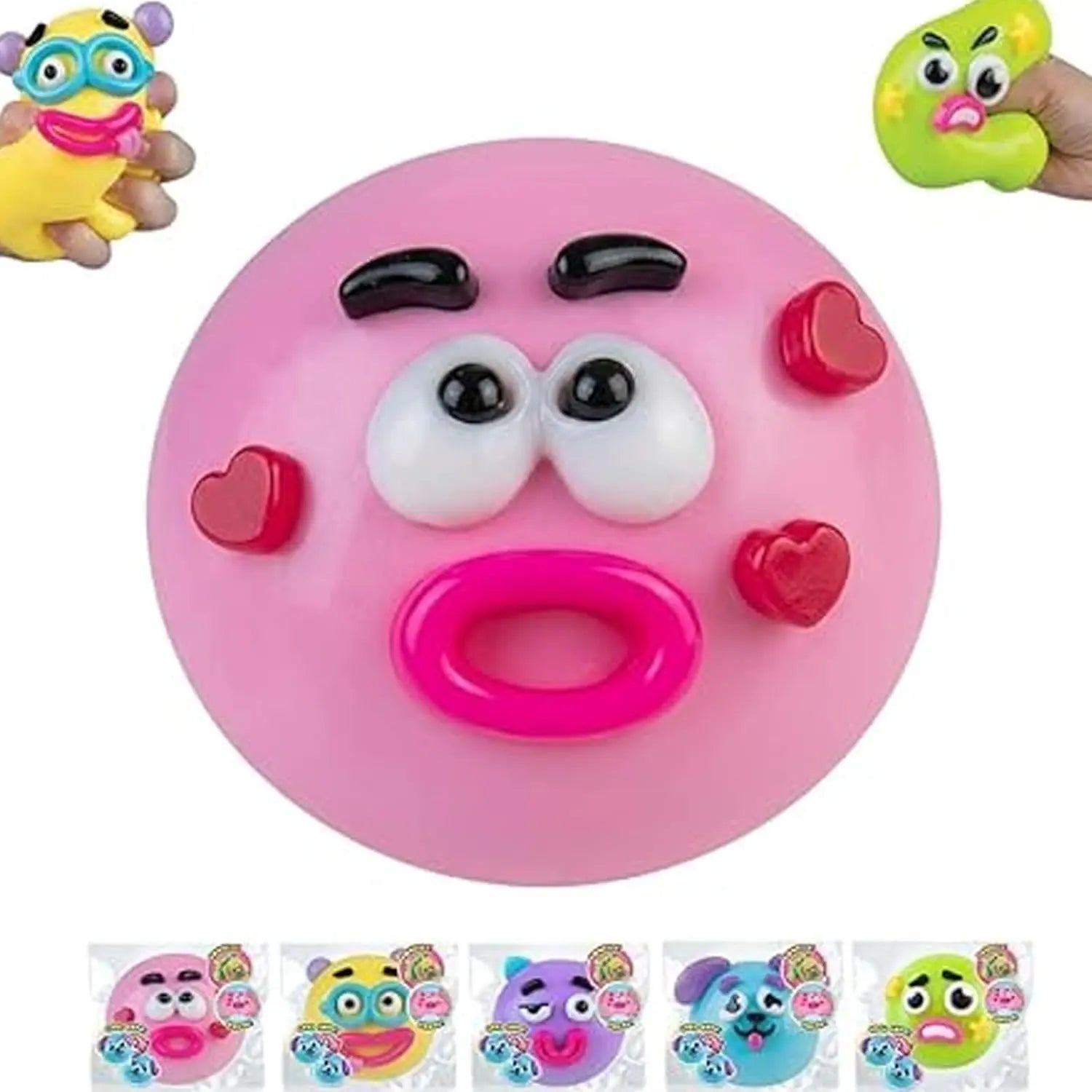 NEW Smushers Squishy Dog Face Stress Relief Toy – Soft Slow-Rise Fidget, Anxiety Relief Sensory Toy & Cute Desk Companion