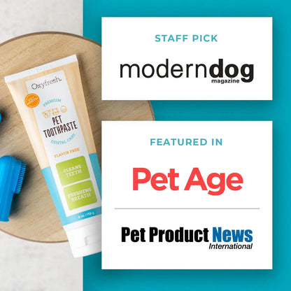 Premium Pet Toothpaste for Dogs & Cats — Fresh Breath, Plaque & Tartar Removal, Easy Daily Oral Care