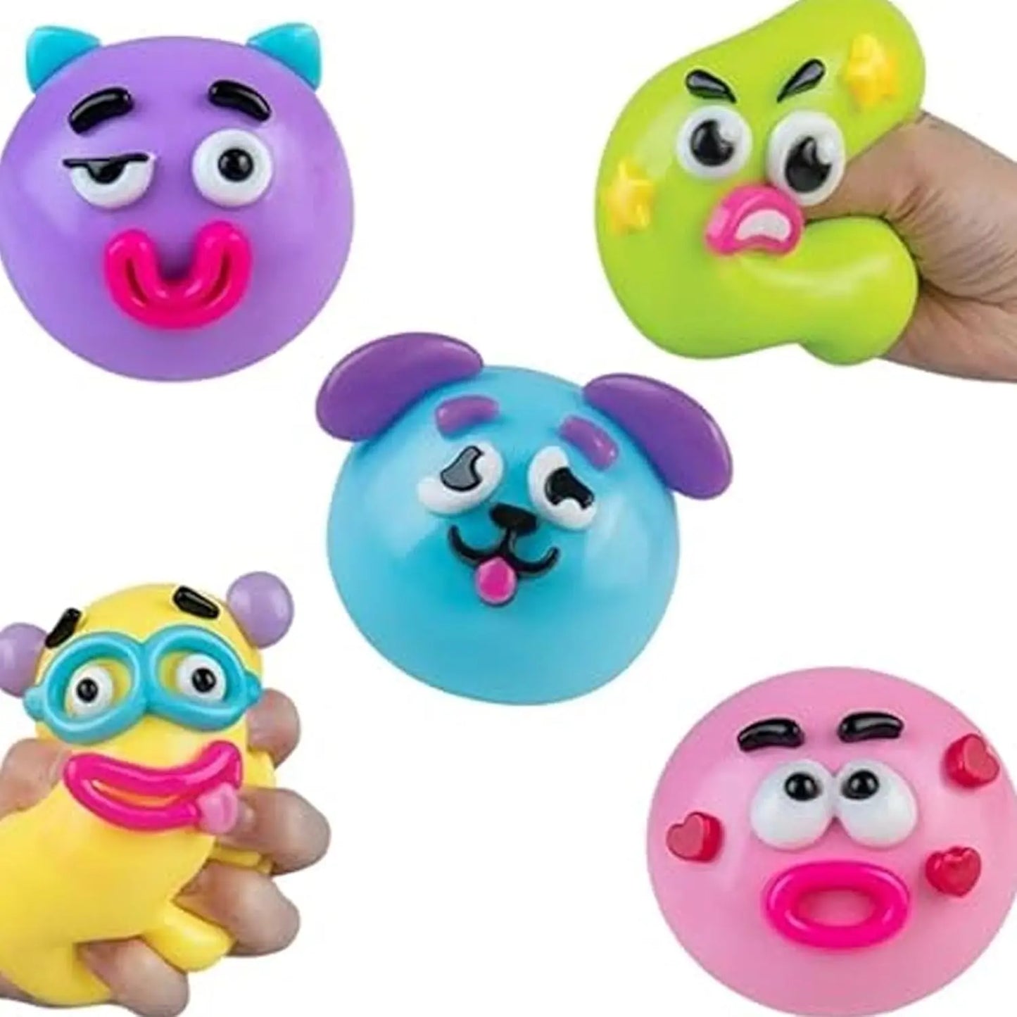 NEW Smushers Squishy Dog Face Stress Relief Toy – Soft Slow-Rise Fidget, Anxiety Relief Sensory Toy & Cute Desk Companion