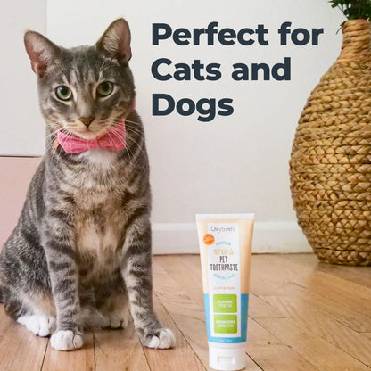 Premium Pet Toothpaste for Dogs & Cats — Fresh Breath, Plaque & Tartar Removal, Easy Daily Oral Care
